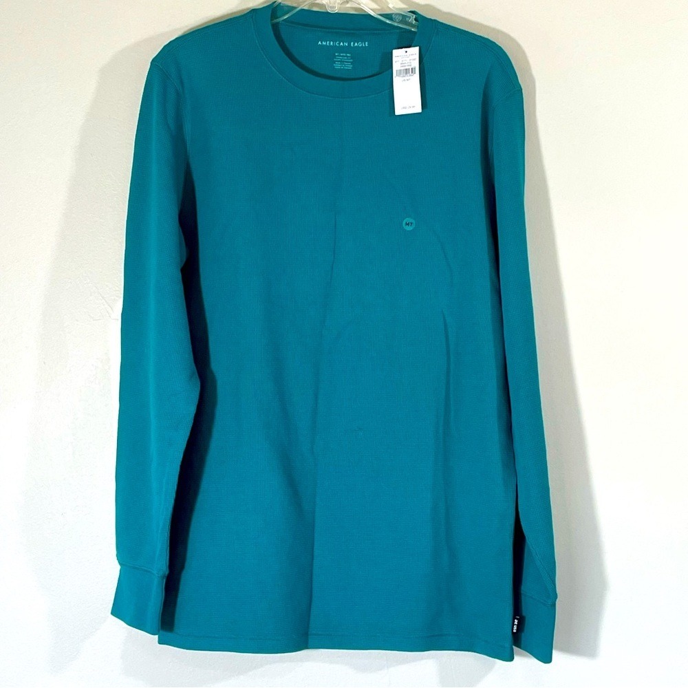 American Eagle Outfitters Men's Standard Fit Waffle‎ Thermal Shirt Size MT Layer